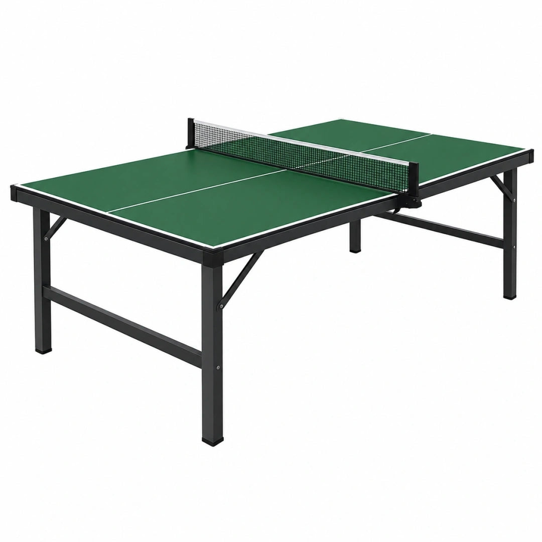 Mesa de tenis de mesa 274 x 152.5 x 76 cm de acero verde con red